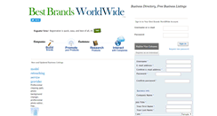 Desktop Screenshot of bestbrandsworldwide.com